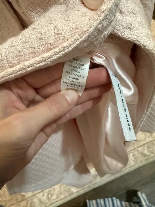 Banana Republic pink cotton trench coat - Image 5