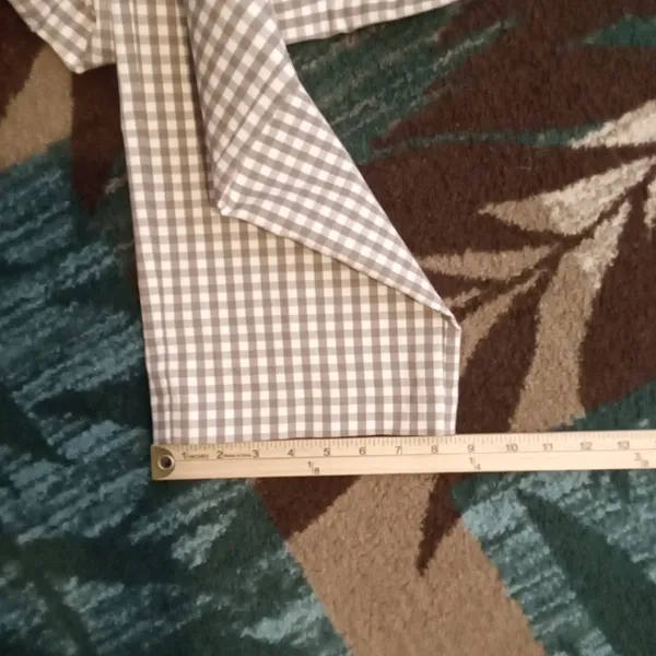 J. McLaughlin Cabana Gingham Side Zipper Closure Stretchy Womens Pants Sz 6 - Image 10