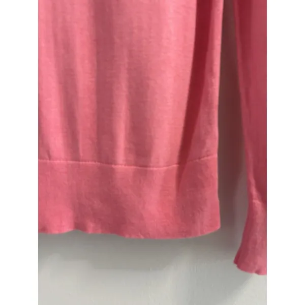 Banana Republic Silk Cashmere Sweater Womens Medium Pink Crew Neck Pullover M - Image 12