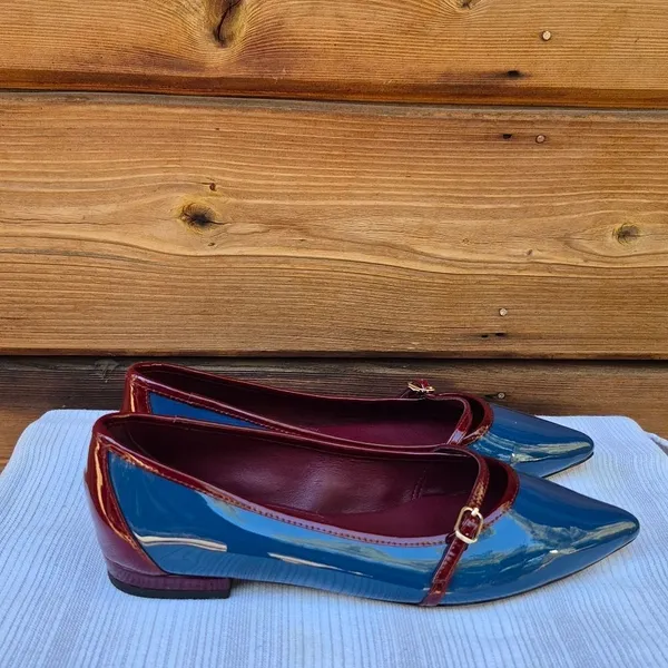 NWOB Tamara Mellon Flats Red Size 6 - Image 6