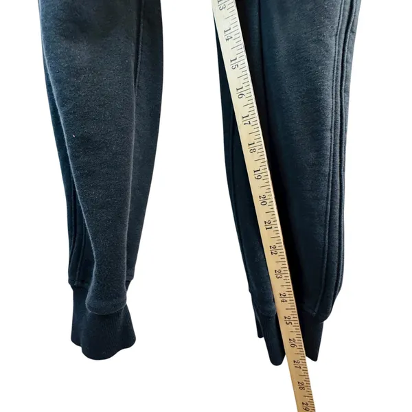 Lululemon Align Jogger Pants Black Womens 4‎ Elastic Waist Drawstring Logo READ - Image 8