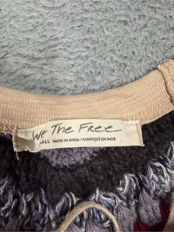 Free people we the free spring bound crochet top calm sand combo small - Image 4