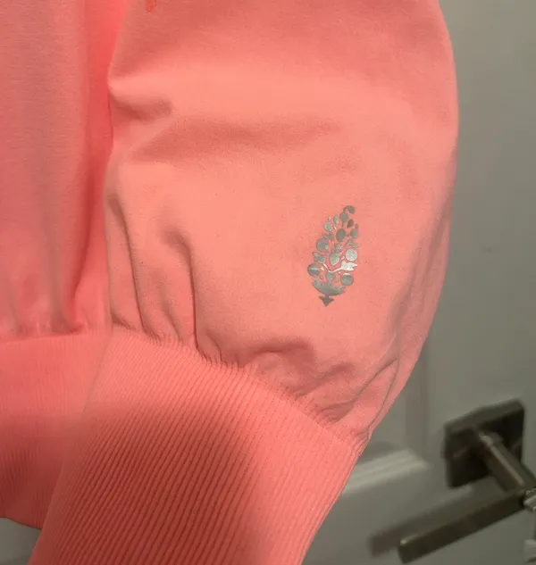 Free People FP Movement Coral Open Back Logo Tank NWOT Size M/L - Image 7