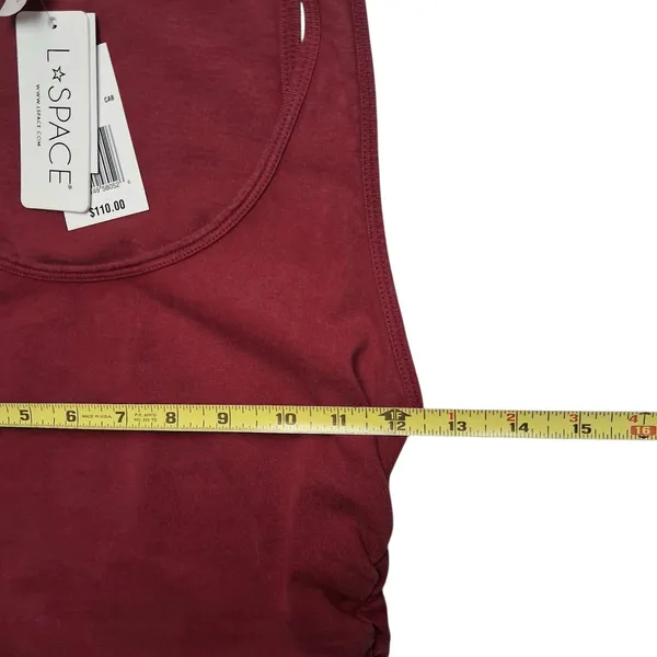 L*SPACE Wildwood Mini Tank Dress Size Small In Cabernet NEW NWT #3 - Image 6