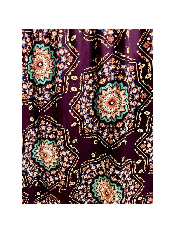 LulaRoe Purple Paisley Flowy Skirt - Image 6