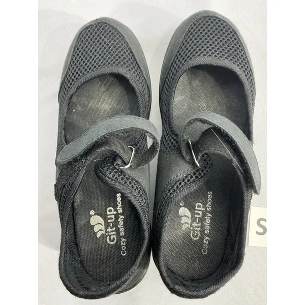Womans Git-up Cozy Black Mesh Non Slip Breathable Safety Shoe Eu 36 Us 5.5-6 - Image 6