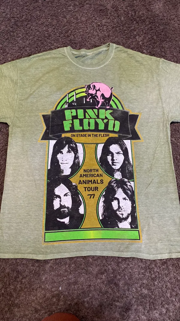 Pink Floyd Band Tee S/M - Image 3