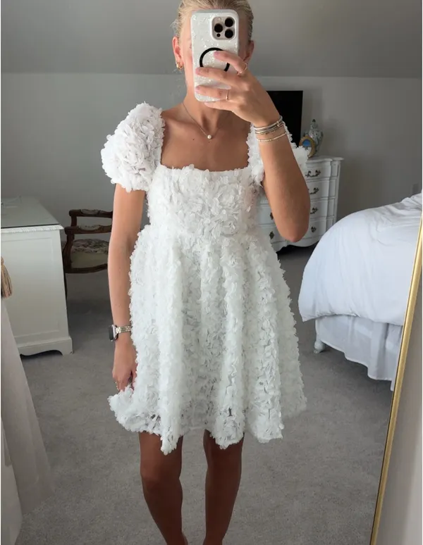 Lulus White Mini Dress - Image 6