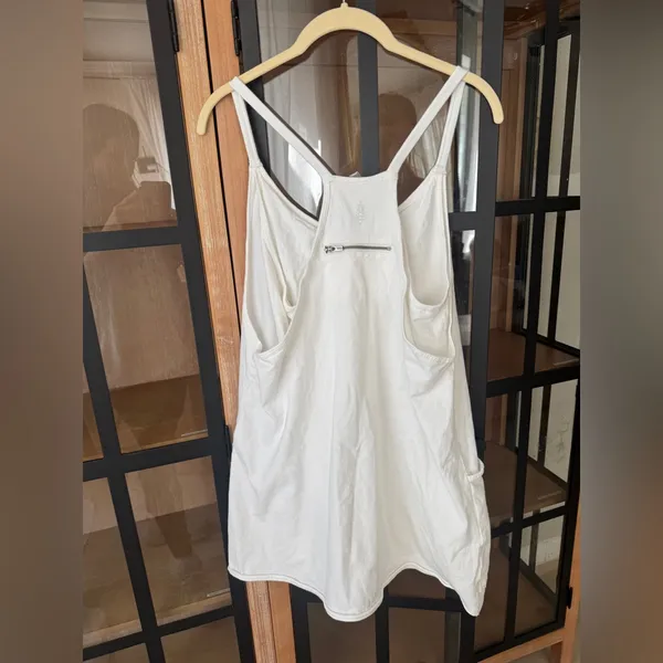 FP Movement Hot Shot mini dress skort white onesie - Image 4