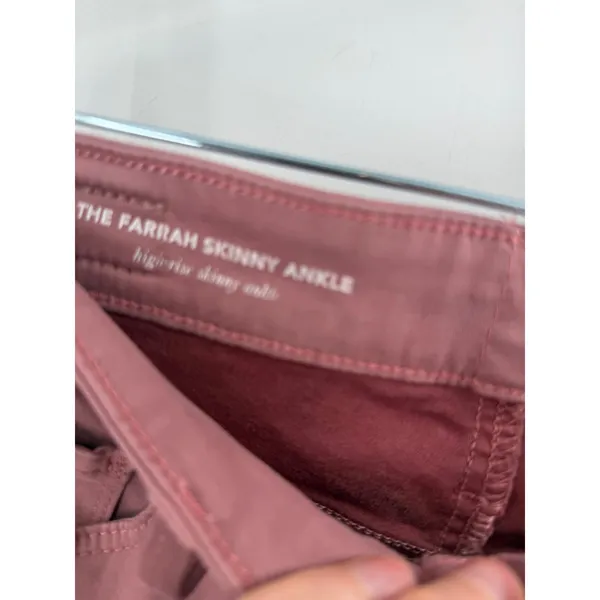 AG‎ Adriano Goldschmied The Farrah Skinny Ankle Jeans Women 25R Rose High Rise - Image 3