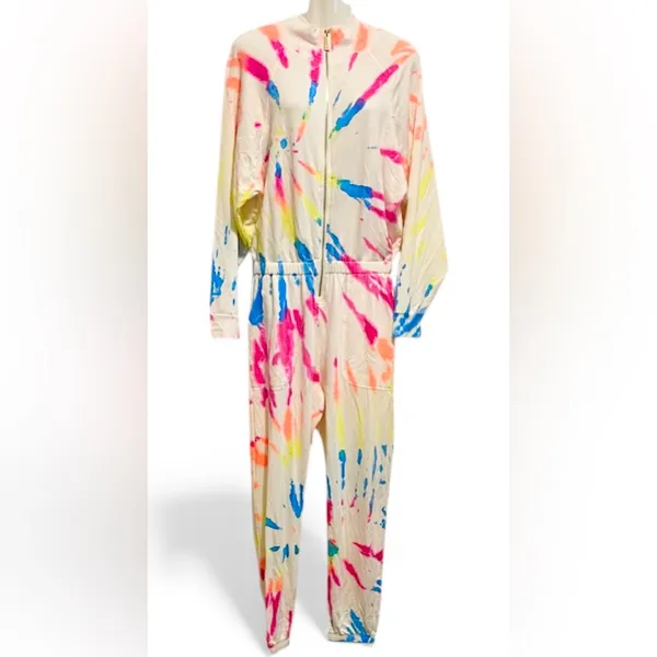Lezat Vibrant Multicolor Women's Jumpsuit Blue Size L - Image 5