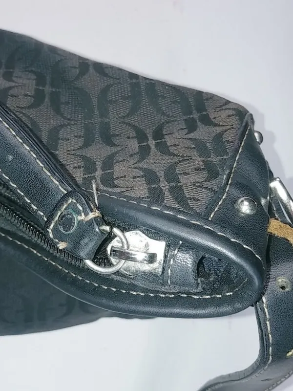 Fossil Black Logo Shoulder Handbag - Image 7