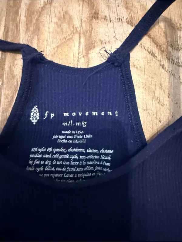 Free People FP Movement Cropped Run Active Brami Top - Image 3