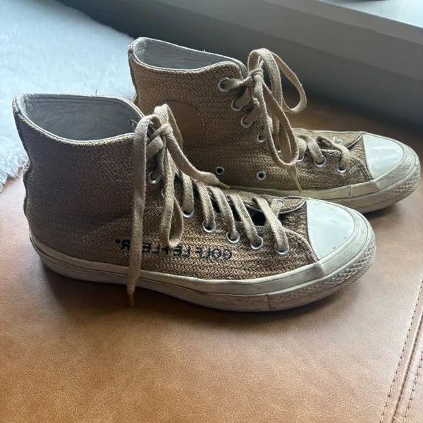 Converse x Golf Le Fleur Chuck 70 Hi Burlap‎ Brown Sneakers Mens 6.5/Womens 8.5 - Image 2