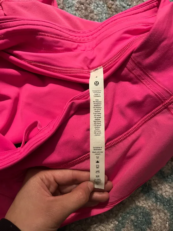 Lululemon women’s sonic pink tennis skort 4 - Image 3