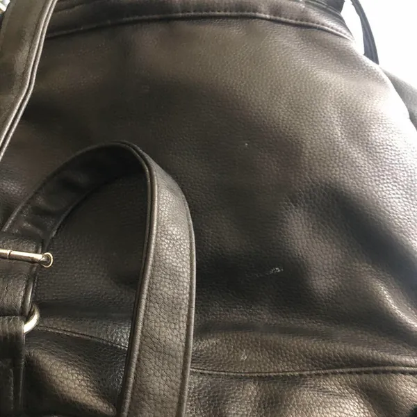 Candie’s grommet black leather backpack with silver hardware #grunge #goth - Image 5