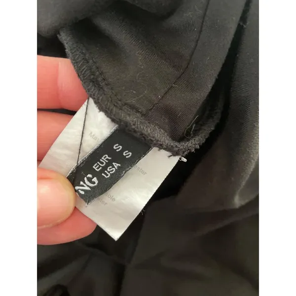 Amazon Womens Black Elastic Waistband Cuffed Joggers Pants Size Small‎ - Image 3