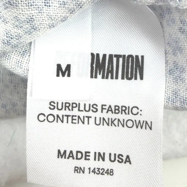 Reformation Dawson Crop‎ Top M Blue Floral Puff Sleeve Off Shoulder Cottagecore - Image 6