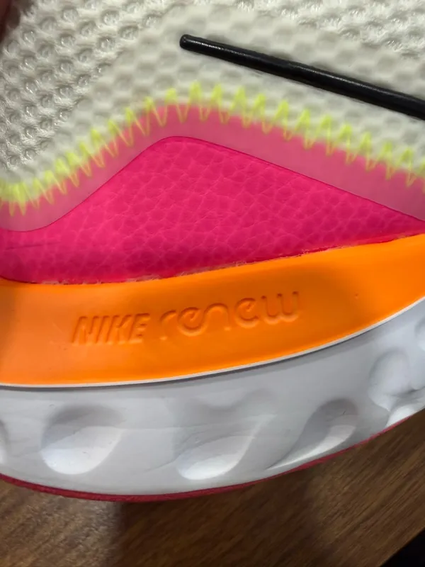Nike Women’s 11 Renew Run Sneakers, 'Platinum Pink Blast' - Image 6