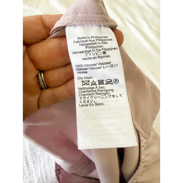 J.Crew | NWT Cosmo Pant in Luster Charmeuse Subtle Mauve | Sz XS - Image 8