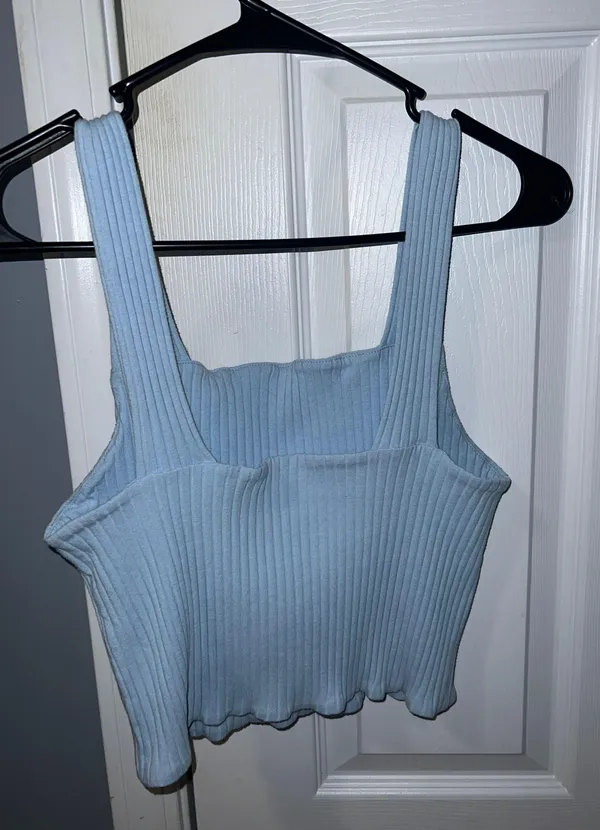 American Eagle Outfitters Light Blue Tank Top - Image 3
