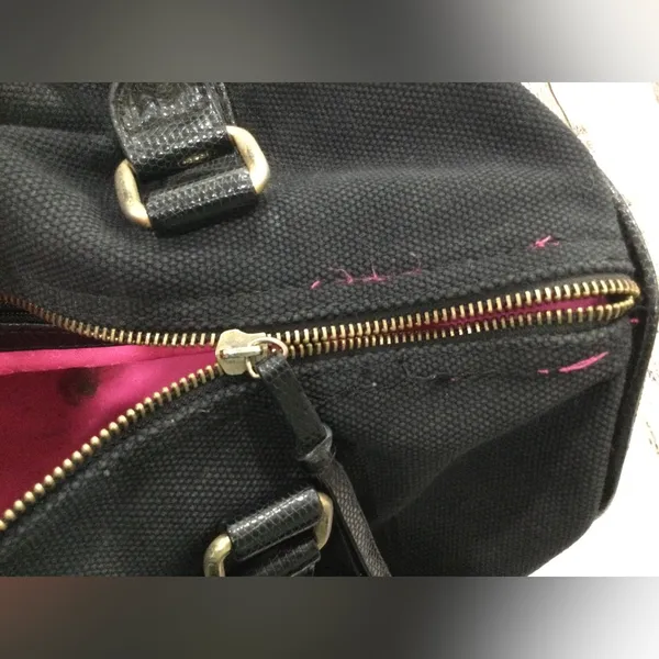 Victoria'S Secret Black Canvas Bag - Image 7