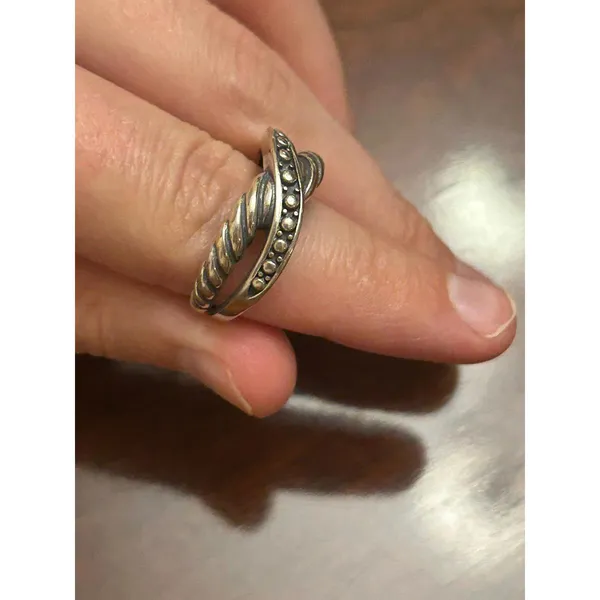 ring band sterling silver 925 lot b12 size 9 - Image 4