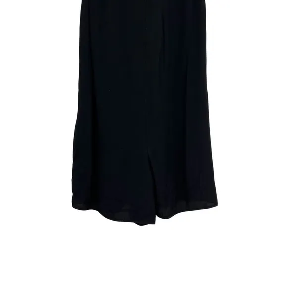Aritzia Wilfred‎ Black Spun Rayon Crepe Viscose Sleeveless Romper Size XS - Image 3
