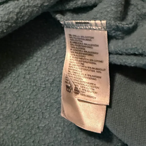 The North Face Womens Blue Shaped By Expedition Graphic Pullover Hoodie Large - Image 3