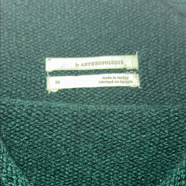 Anthropologie Forest Green Sweater Size XS - Image 5