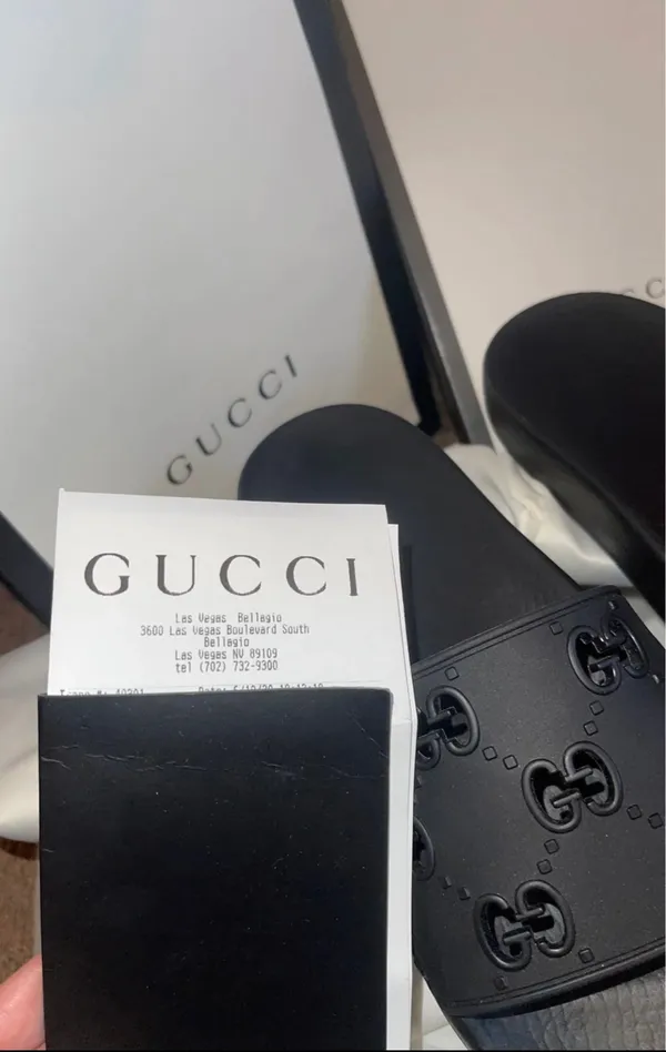 Lightly Used Black Slides - Women’s Size 7 - Image 9