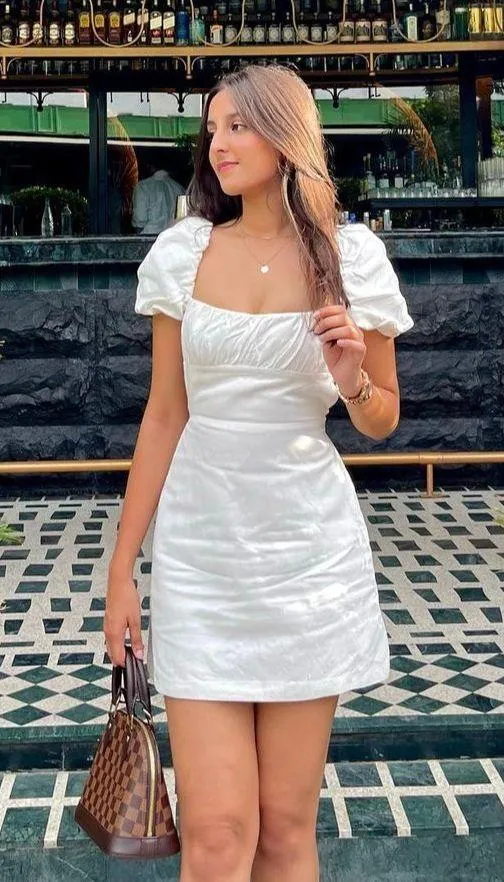 Zara nwt linen blend bohemian boho milkmaid mini dress - Image 5