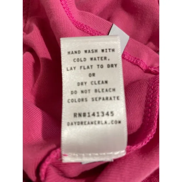 Daydreamer Baby Short Sleeve Scoop Neck Tee Hook & Eye Cosmo Pink NWT XS - Image 8