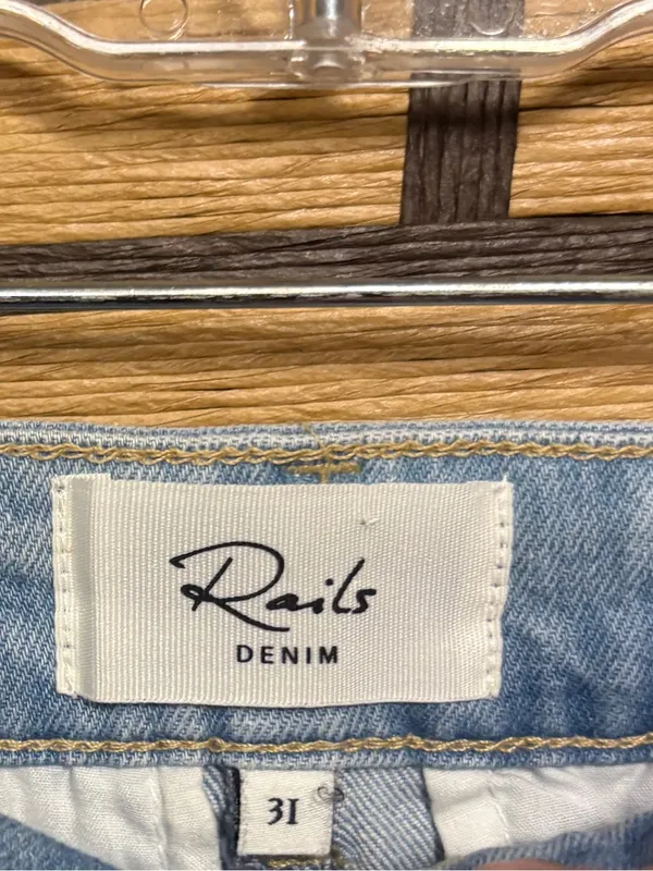 Rails Jean Cargo Mini Skirt Size 31 - Image 6