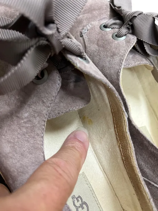UGG 1Carilyn wms rose taupe leather suede lace up casual shoes sz 7 SKU 10-829 - Image 14