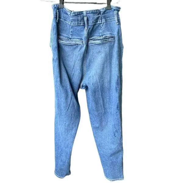 Hollister 11L W30 paper bag waist tapered leg pleated at ankle. - Image 2
