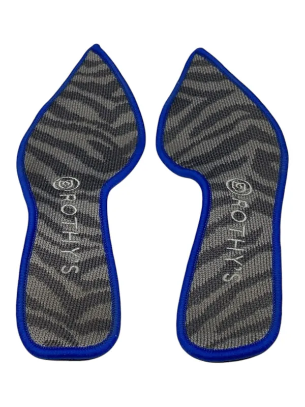 VHTF: Retired Rothy’s ➤ The Point Flats ➤ Grey Zebra Stripe Print ➤ 8M ➤ Sustain - Image 12