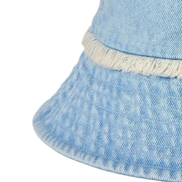Universal Threads Denim Bucket Hat Light Wash Blue 100% Cotton unisex adjustable - Image 3