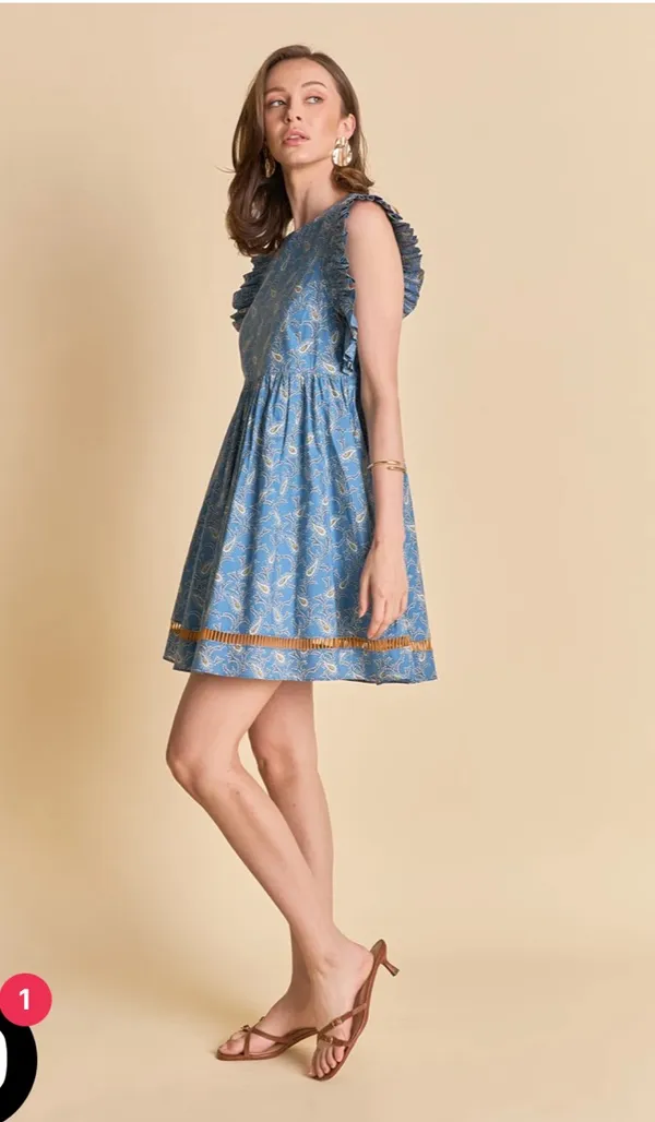 English factory mini paisley dress - Image 3