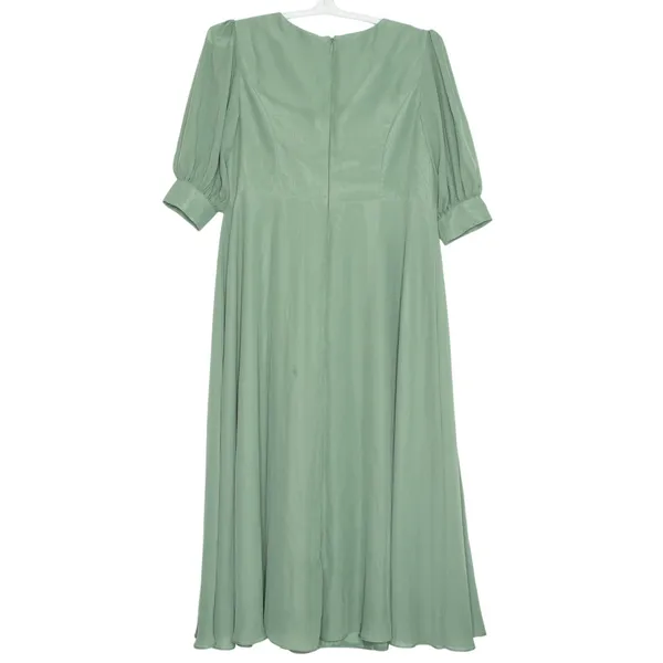 NWT JJ's House Bridesmaid Formal Maxi Gown Green Ethereal Fairy Plus Size 20W - Image 3
