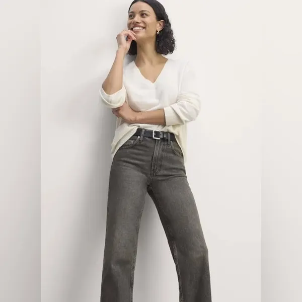 Everlane The High Rise Straight Jean Size 26 Regular - Image 2