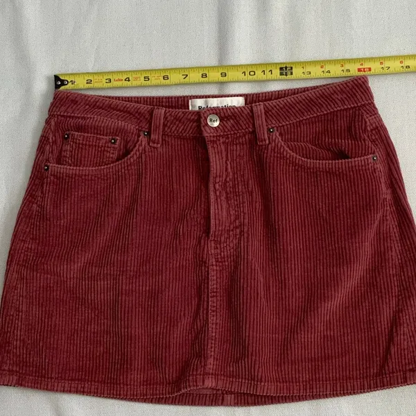 Reformation Abbey Corduroy Mini‎ Skirt size 10 - Image 6