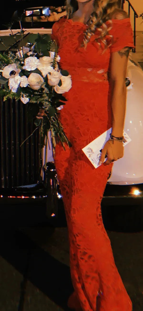 Morgan & Co red dress - Image 2