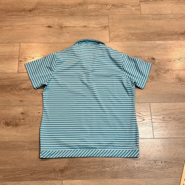 Kate Lord Performance‎ Golf Polo Shirt Striped Athletic Womens Xlarge XL Active - Image 2