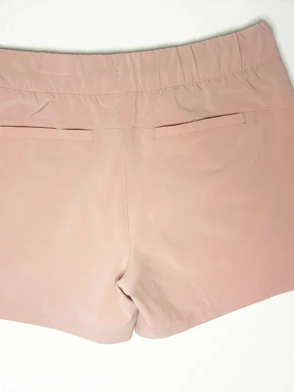 Free Fly Womens Pull-On Breeze Short - L - Dusty Pink - Image 4