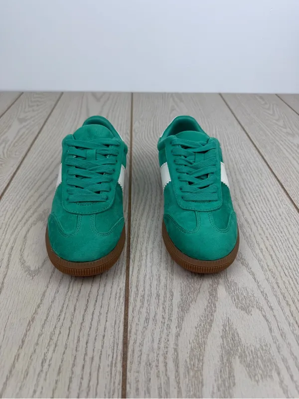 On 34th Women's Marinaa Low-Top Sneakers 5M Green Micro White Smooth $80 - Image 2