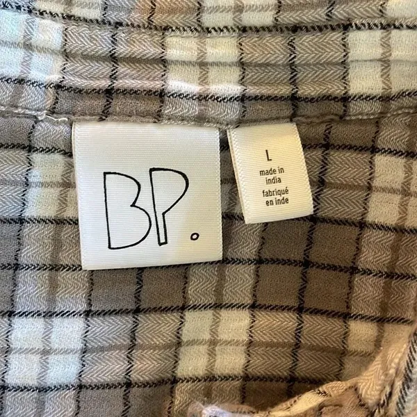 BP. Flannel shirt.  Size Juniors Large. - Image 4