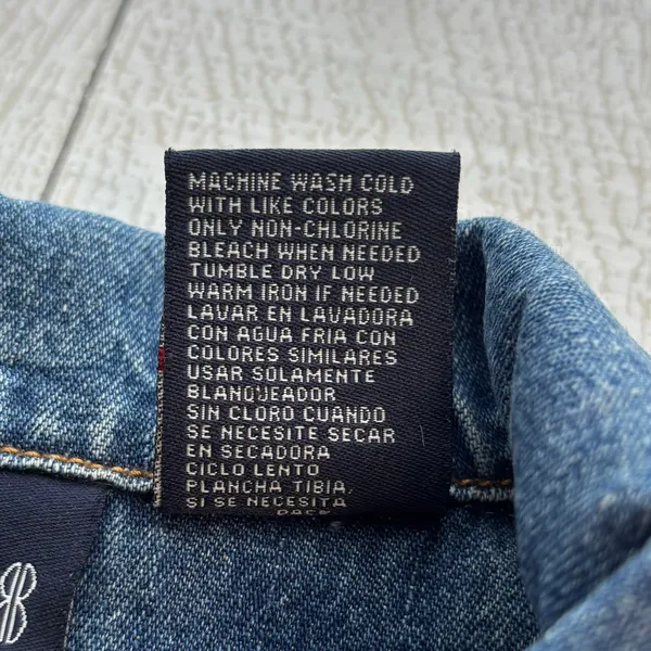 Vintage 90s Bill Blass Jeanswear Denim Jacket Small - Image 10