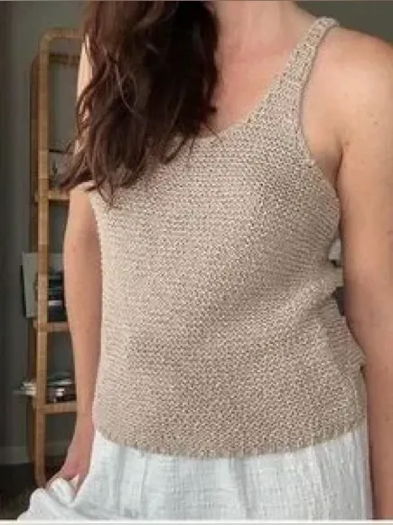 Aerie Cream Knit Tank - Image 2