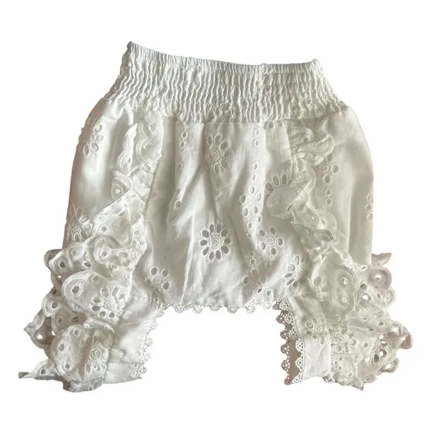 Aqua Girls' Eyelet Top XS 6/6X Summer Beachy Boho - Image 2